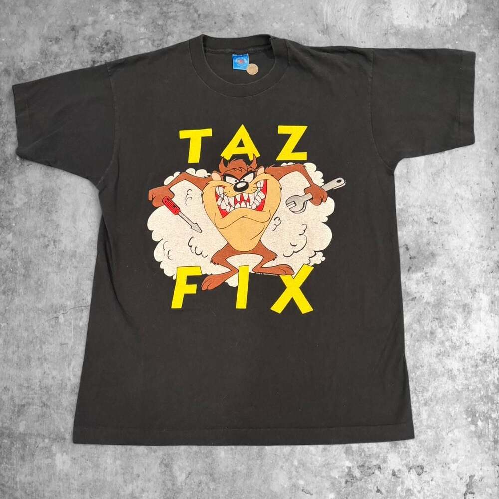 Vintage 1994 Fruit of the Loom Taz Nascar T-Shirt